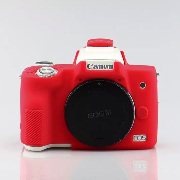 Canon Other - Soft EOS M50 II Silicone Protective Case Body Cover for Canon Digital Camera